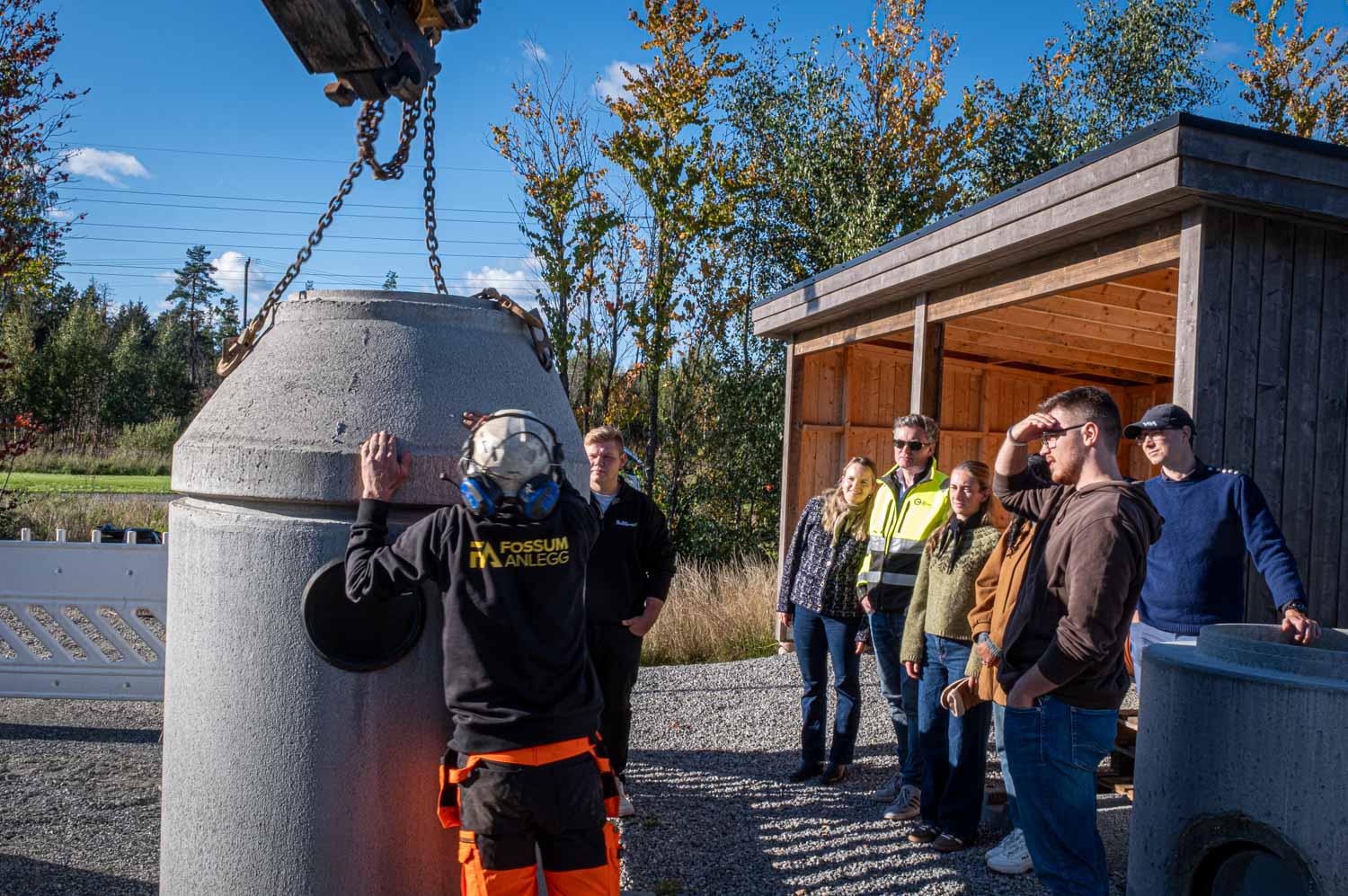 Demo utført av Fossum Anlegg AS på VAnnfestivalen 2025 på Vannsenteret.