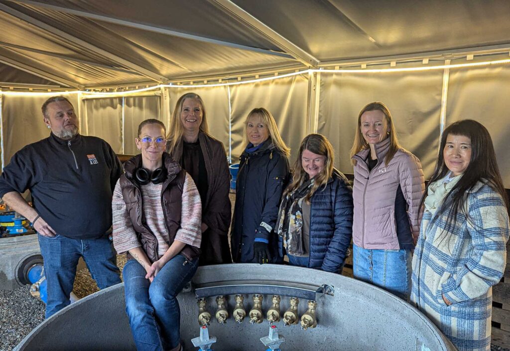 Fra venstre: Ove Emil Aker (Vannsenteret), Cecilie Gram, Beate Berntsen, Lillian Eid, Monica Brodahl Leihne, Karianne Sætersdal Haugen og Shelly Wedmark