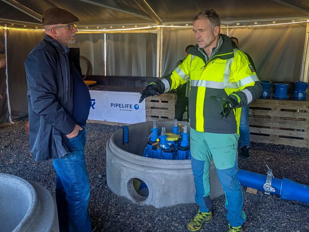 Bård Moen fra Pipelife t.h