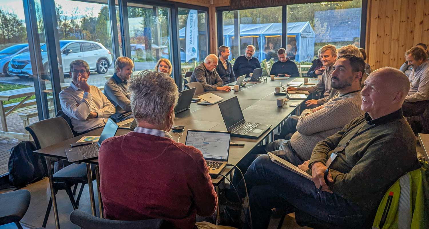 Samarbeidsforum for ledninger i grunnen – SLG - møttes på Vannsenteret i oktober.